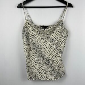 Banana Republic String‎ Top Womens S Y2K Layering Business Club Snake Print